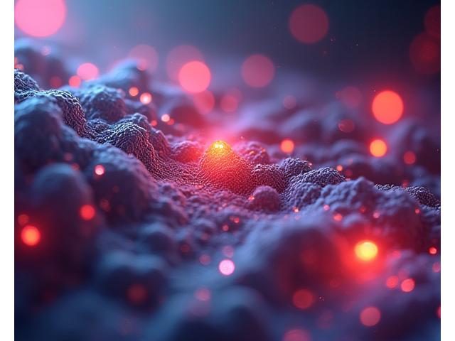 Microscopic view of healthy cells, representing cellular aging research and longevity science.